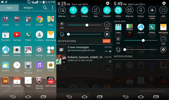LG G3 Lollipop UI