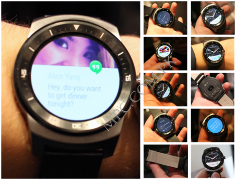 So far 9 watch faces for G Watch R have been provided by LG.