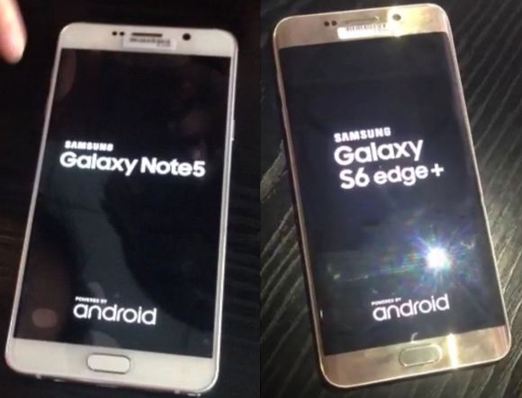 Samsung Note 5 and Galaxy S6 Edge+ now appear in Live images