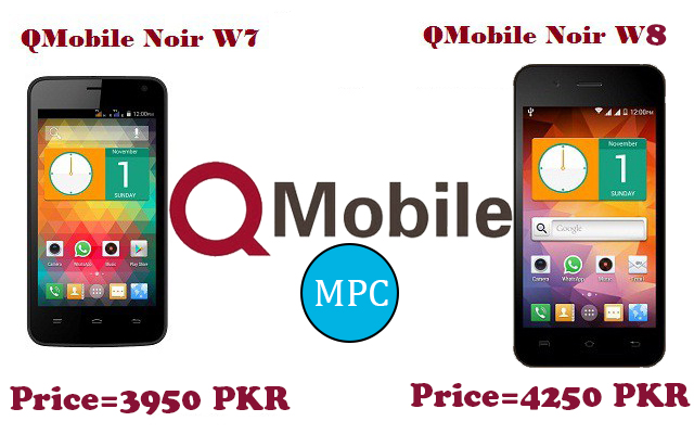 QMobile now brings W7 and W8
