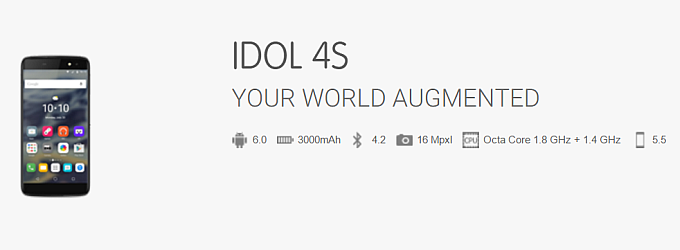 Alcatel OneTouch Idol and 4 and 4S leak