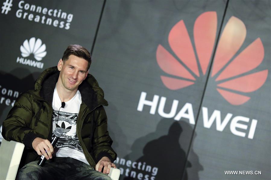 Lionel Messi is the official Brand Ambassador of Huawei.