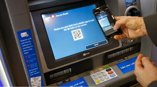 Now withdraw cash via smartphones.