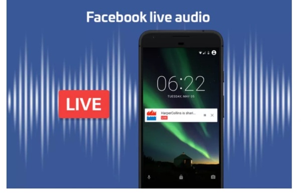 Facebook introduces Live Audio Feature.