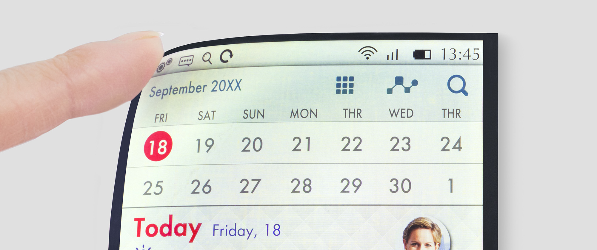 Japan Display will soon launch flexible LCD screen.
