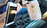 Apple iPhone 7 Plus unexpectedly catches fire.