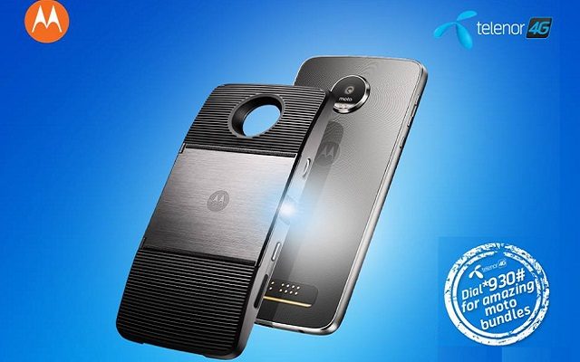Telenor offers amazing Bundles with Moto Z Play.