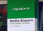 OPPO F3 and F3 Plus, Posters Showed by a Trade Market in Philippines
