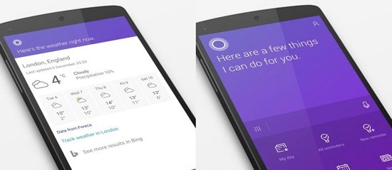 Microsoft upgraded Cortana for iOS with a new appearance