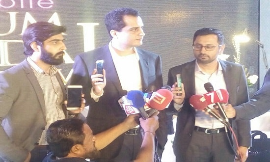 Qmobile Unveils M6 Smartphone at Pearl Continental Hotel Karachi.