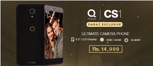 Qmobile Launches CS1 Exclusively at Daraz.pk