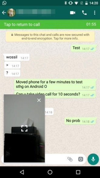 Picture-in-picture Support for Video Calls Added in WhatsApp