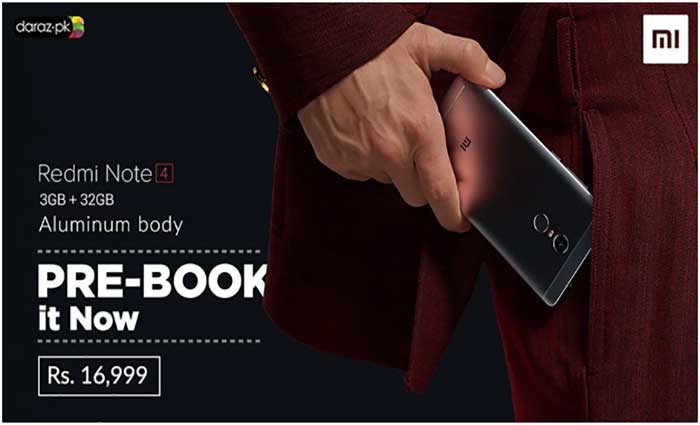 xiaomi redmi note 4 price in pakistan
